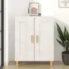 Image de vidaXL Sideboard Blanc 69,5x34x90 cm Bois composite