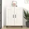Image de vidaXL Sideboard Blanc 69,5x34x90 cm Bois composite