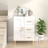 Image de vidaXL Sideboard blanc brillant 69,5x34x90 cm Bois composite