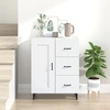 Image de vidaXL Sideboard Blanc 69,5x34x90 cm Bois composite