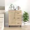 Image de vidaXL Sideboard chêne Sonoma 69,5x34x90 cm Matériau dérivé du bois