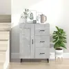 Image de vidaXL Sideboard gris béton 69,5x34x90 cm Bois composite