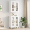 Image de vidaXL Armoire suspendue blanc 69,5x34x90 cm