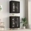 Image de vidaXL Armoire suspendue noir 69,5x34x90 cm