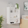 Image de vidaXL Armoire suspendue blanc 69,5x32,5x90 cm