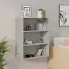 Image de vidaXL Armoire suspendue gris béton 69,5x32,5x90 cm