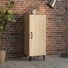 Image de vidaXL Sideboard Chêne Sonoma 34,5x34x90 cm Matériau dérivé du bois