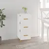 Image de vidaXL Sideboard Blanc 34,5x34x90 cm Bois composite