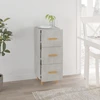 Image de vidaXL Sideboard gris béton 34,5x34x90 cm Bois composite