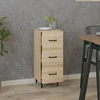Image de vidaXL Sideboard Chêne Sonoma 34,5x34x90 cm Matériau dérivé du bois