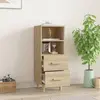 Image de vidaXL Sideboard Chêne Sonoma 34,5x34x90 cm Matériau dérivé du bois