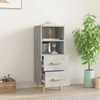 Image de vidaXL Sideboard gris béton 34,5x34x90 cm Bois composite