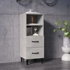 Image de vidaXL Sideboard gris béton 34,5x34x90 cm Bois composite