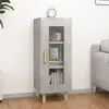 Image de vidaXL Sideboard gris béton 34,5x34x90 cm Bois composite