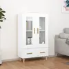 Image de vidaXL Highboard blanc 70x31x115 cm Bois composite