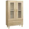 Image de vidaXL Highboard chêne Sonoma 70x31x115 cm Matériau dérivé du bois