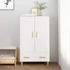 Image de vidaXL Highboard blanc 70x31x115 cm Bois composite