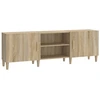 Image de vidaXL Armoire TV Chêne Sonoma 150x30x50 cm Bois composite