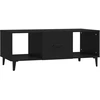 Image de vidaXL Table basse noire 102x50x40 cm Bois composite