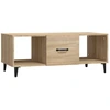 Image de vidaXL Table basse chêne Sonoma 102x50x40 cm Bois composite