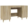 Image de vidaXL Bureau Chêne Sonoma 140x50x75 cm Bois composite
