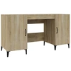 Image de vidaXL Bureau Chêne Sonoma 140x50x75 cm Bois composite