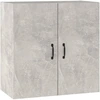 Image de vidaXL Armoire murale gris béton 60x31x60 cm Bois composite
