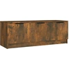 Image de vidaXL Armoire TV chêne fumé 102x35x36,5 cm Bois composite