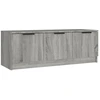 Image de vidaXL Armoire TV Gris Sonoma 102x35x36,5 cm Bois composite