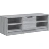 Image de vidaXL Armoire TV Gris Sonoma 102x35,5x36,5 cm Bois composite