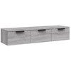 Image de vidaXL Armoire murale Gris Sonoma 102x30x20 cm Bois composite