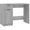 Image de vidaXL Bureau Gris Sonoma 100x50x75 cm Bois composite