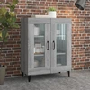 Image de vidaXL Sideboard Gris Sonoma 69,5x34x90 cm Matériau dérivé du bois