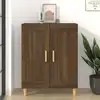Image de vidaXL Sideboard brun imitation chêne 69,5x34x90 cm Matériau dérivé du bois