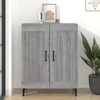 Image de vidaXL Sideboard Gris Sonoma 69,5x34x90 cm Matériau dérivé du bois