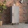 Image de vidaXL Sideboard Gris Sonoma 34,5x34x90 cm Matériau dérivé du bois