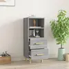 Image de vidaXL Sideboard Gris Sonoma 34,5x34x90 cm Matériau dérivé du bois