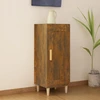 Image de vidaXL Sideboard chêne fumé 34,5x34x90 cm bois composite