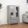 Image de vidaXL Highboard Gris Sonoma 70x31x115 cm Bois composite