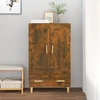 Image de vidaXL Highboard chêne fumé 70x31x115 cm bois composite
