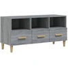 Image de vidaXL Armoire TV Gris Sonoma 102x36x50 cm Bois composite