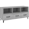 Image de vidaXL Armoire TV Gris Sonoma 102x35x50 cm Bois composite
