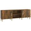 Image de vidaXL Armoire TV chêne fumé 150x30x50 cm Bois composite