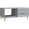 Image de vidaXL Table basse Gris Sonoma 89,5x50x40 cm Bois composite