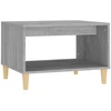 Image de vidaXL Table basse Gris Sonoma 60x50x40 cm Bois composite