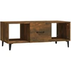 Image de vidaXL Table basse chêne fumé 102x50x40 cm bois composite