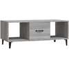 Image de vidaXL Table basse Gris Sonoma 102x50x40 cm Bois composite