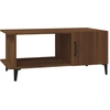 Image de vidaXL Table basse marron imitation chêne 90x50x40 cm Bois composite