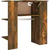 Image de vidaXL Armoire d'entrée chêne fumé 97,5x37x99 cm Bois composite