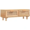 Image de vidaXL Table basse marron 80x40x30 cm Bois composite & pin massif